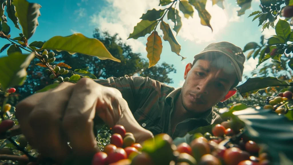 Panama specialty coffee - Adult Nature Coffee Harvesting (1)
