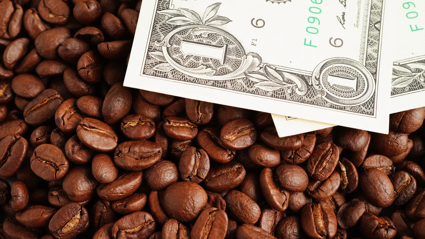 Panama specialty coffee - Us Dollar Banknotes Coffee Beans Shopping Online Export Import